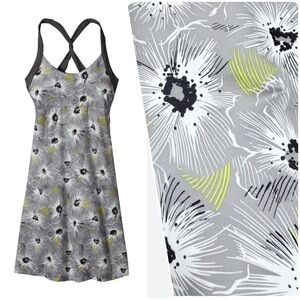 Patagonia Morning Glory Floral Dress Women’s Small – Built-In Bra Athletic Dress